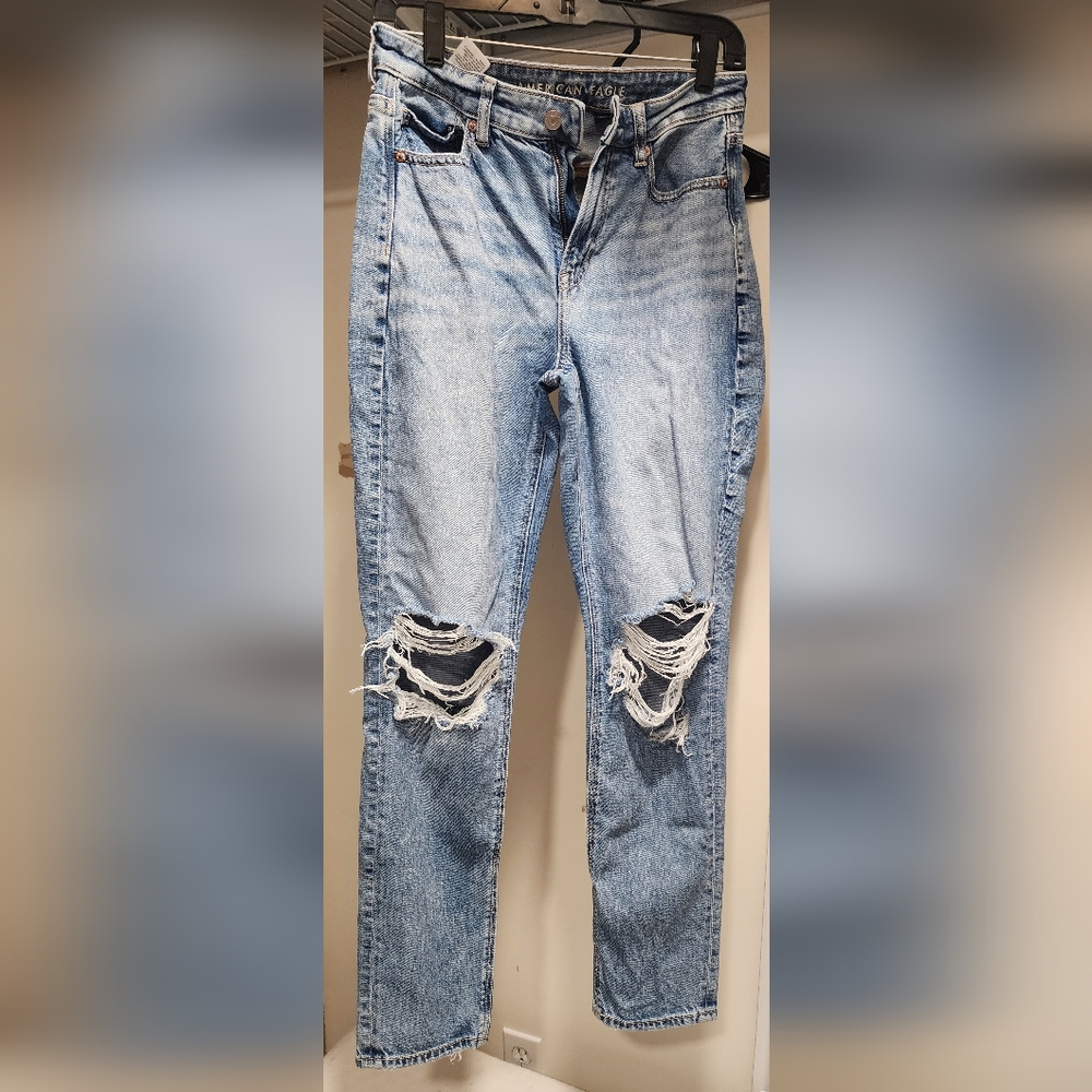 American Eagle Strigid Mom Jean